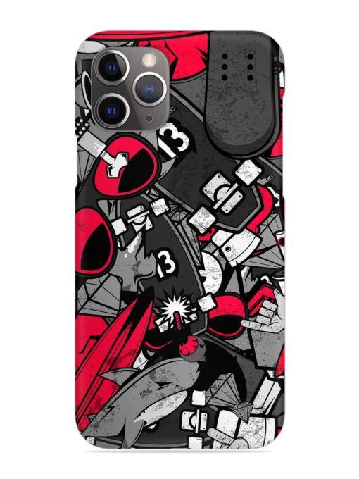 Doodle Textures Snap Case for Apple Iphone 11 Pro Max Zapvi