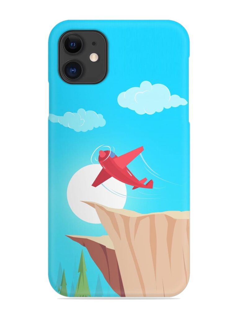 Small Planes In Flight Snap Case for Apple Iphone 12 Zapvi
