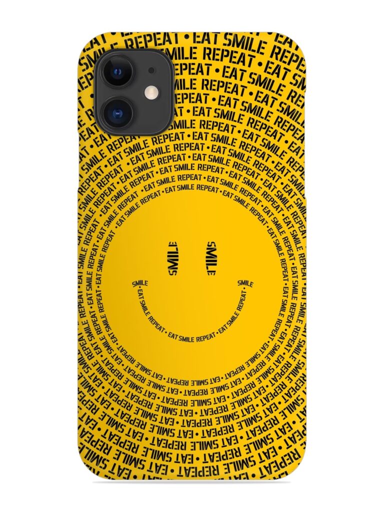 Smiley Snap Case for Apple Iphone 12 Zapvi