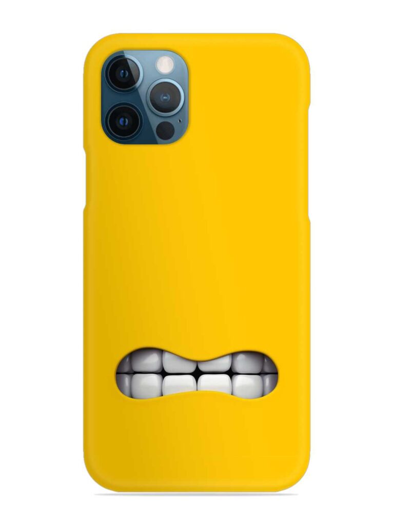 Mouth Character On Snap Case for Apple Iphone 12 Pro Zapvi