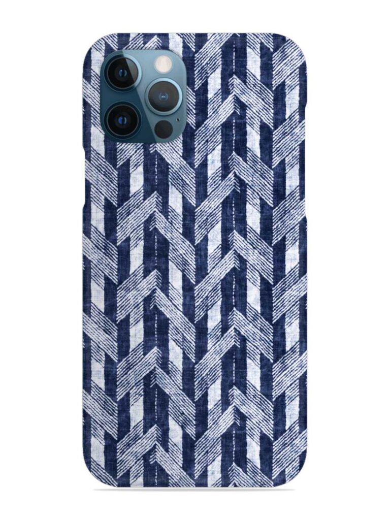 Abstract Herringbone Motif Snap Case for Apple Iphone 12 Pro Max Zapvi