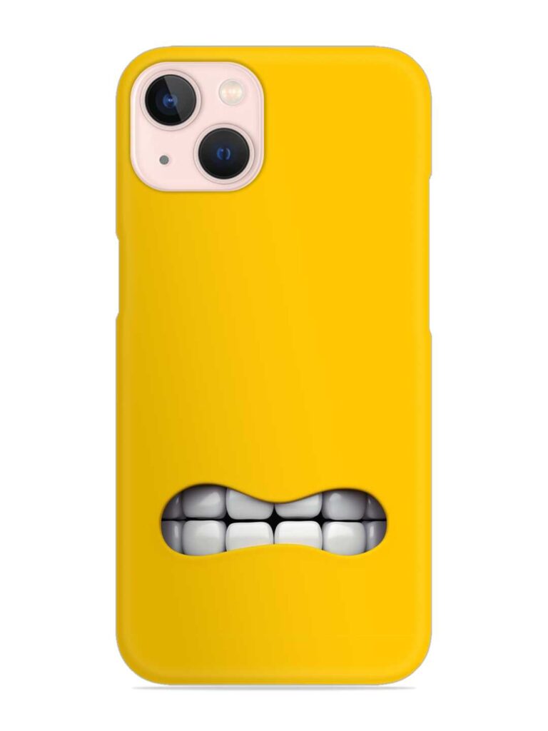 Mouth Character On Snap Case for Apple Iphone 13 Mini Zapvi