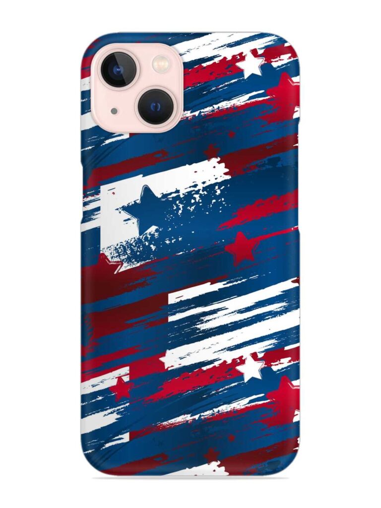 Abstract Seamless Usa Snap Case for Apple Iphone 13 Mini Zapvi