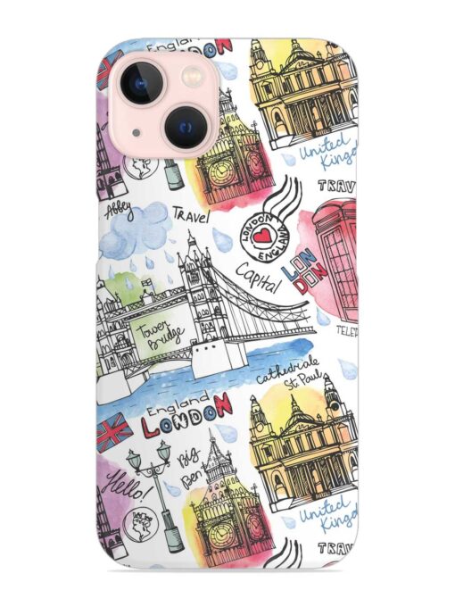 Vector London Landmark Snap Case for Apple iPhone 14 Plus Zapvi
