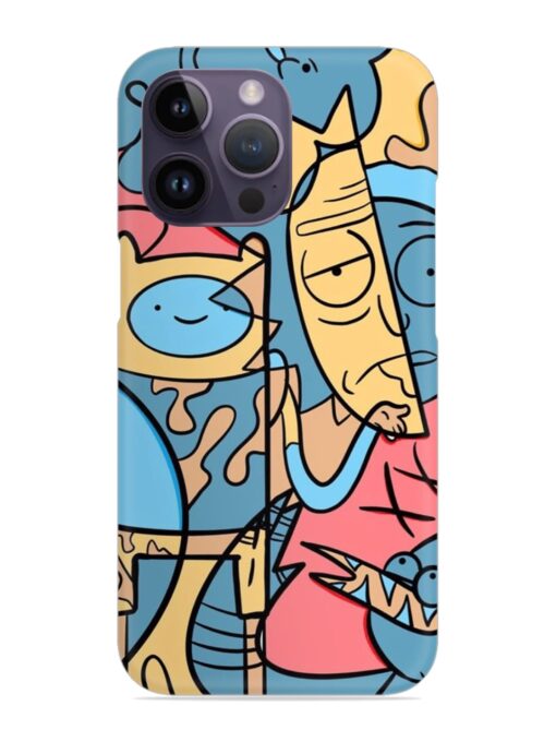 Silly Face Doodle Snap Case for Apple Iphone 14 Pro Max Zapvi