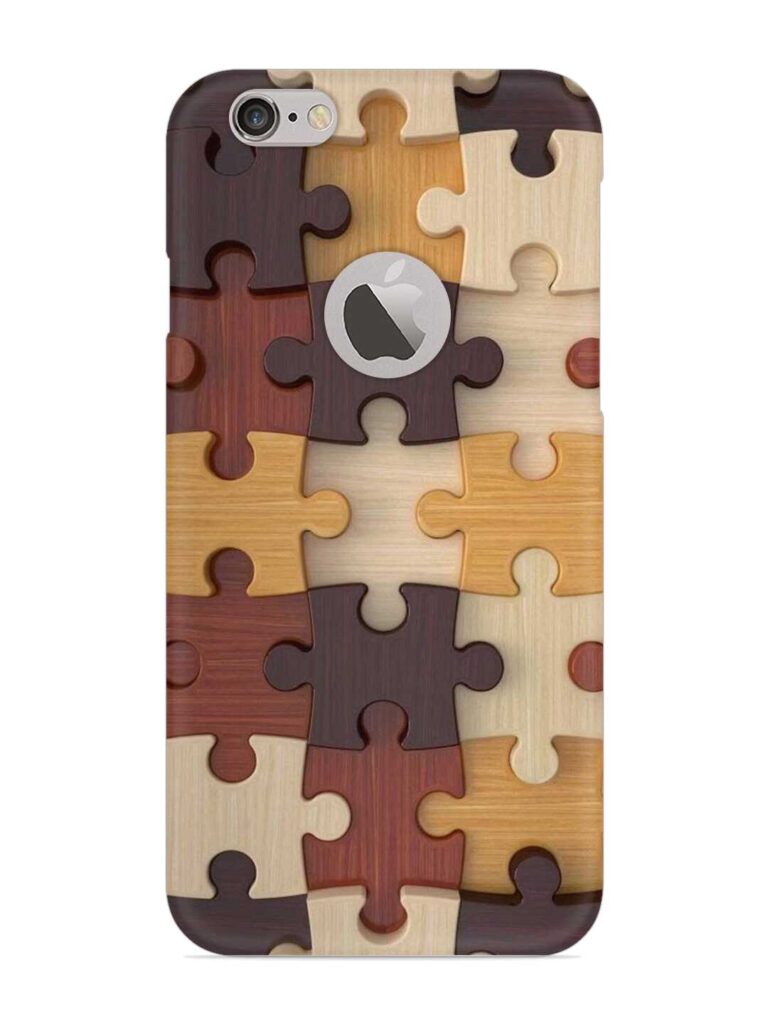 Puzzle Pieces Snap Case for Apple iPhone 6 (Logo Cut) Zapvi