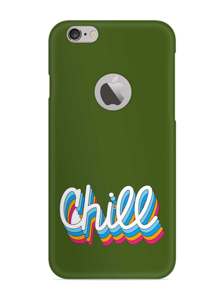 Color Chill Shirt Snap Case for Apple iPhone 6 (Logo Cut) Zapvi