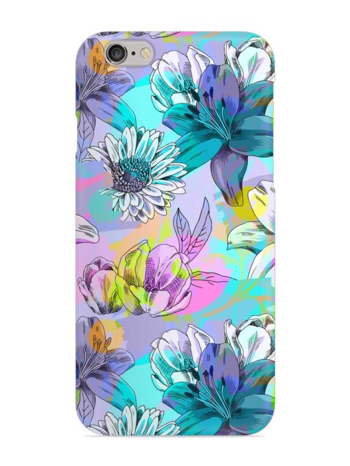 Vector Seamless Abstract Snap Case for Apple Iphone 6 Plus Zapvi
