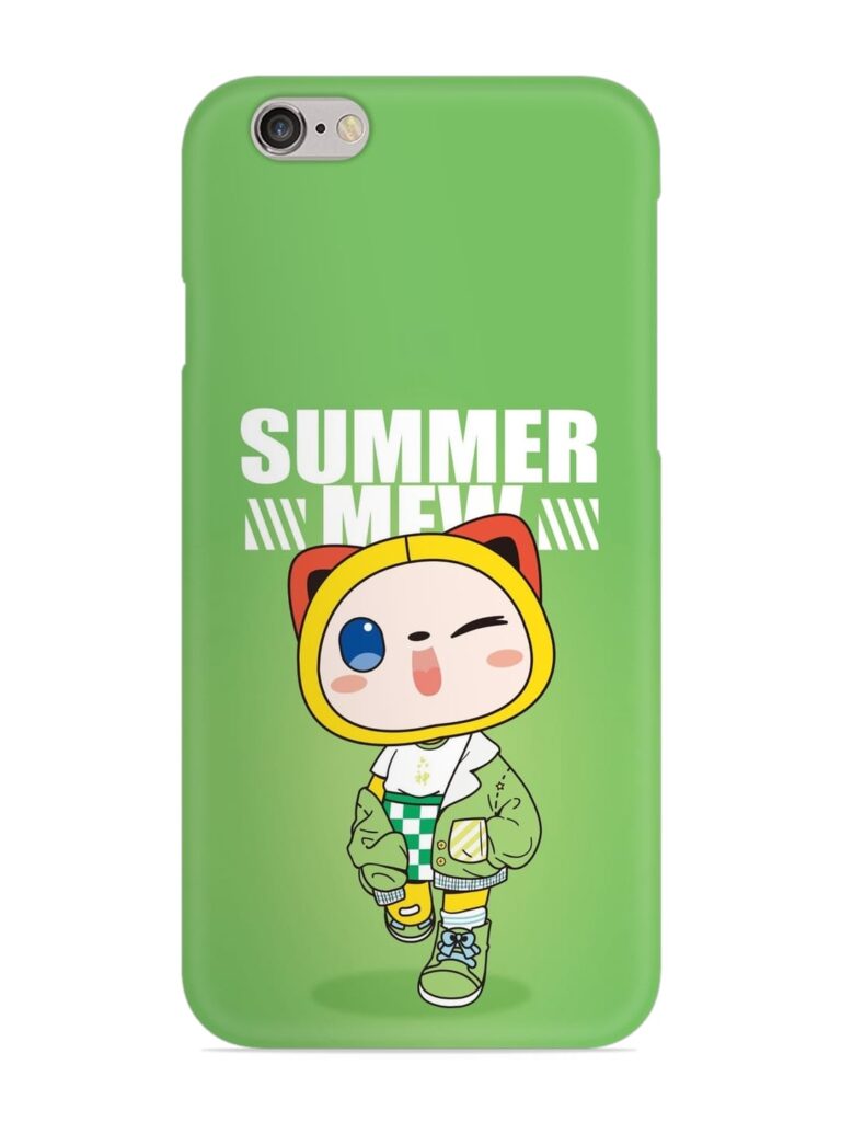 Summer Mew Snap Case for Apple Iphone 6 Plus Zapvi
