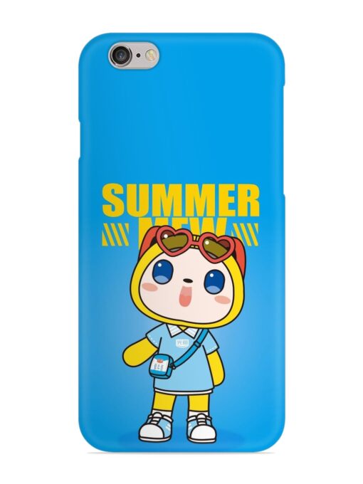 Summer Mew Cartoon Snap Case for Apple Iphone 6 Plus Zapvi