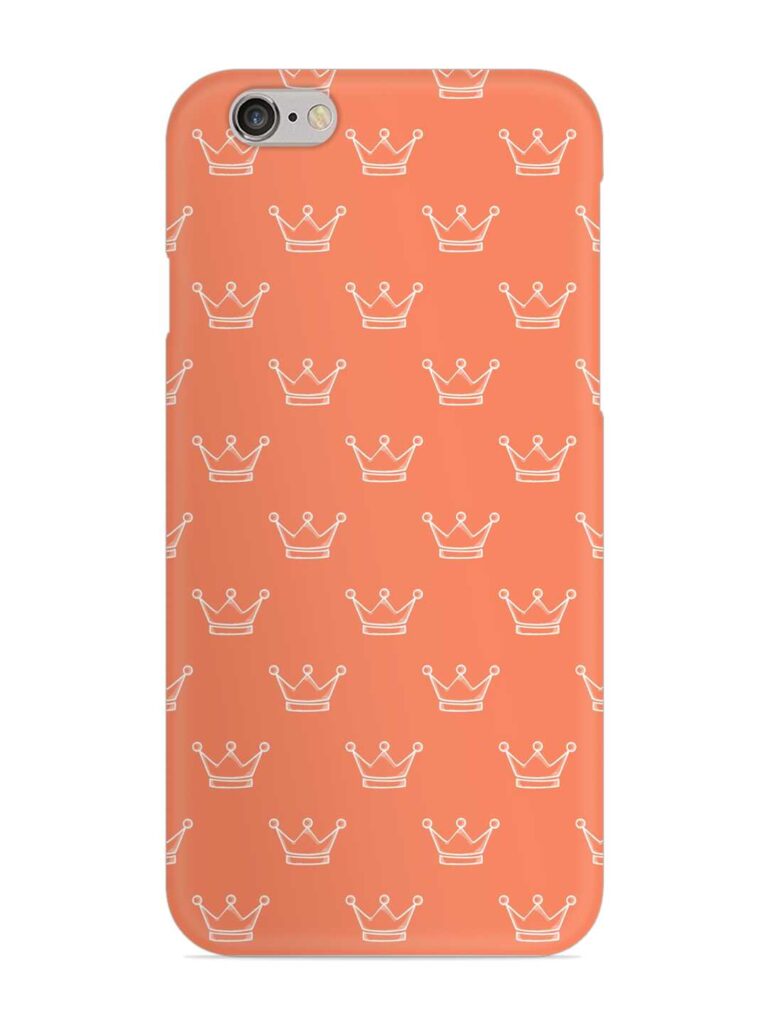 Hand Drawn Crown Snap Case for Apple Iphone 6s Plus Zapvi