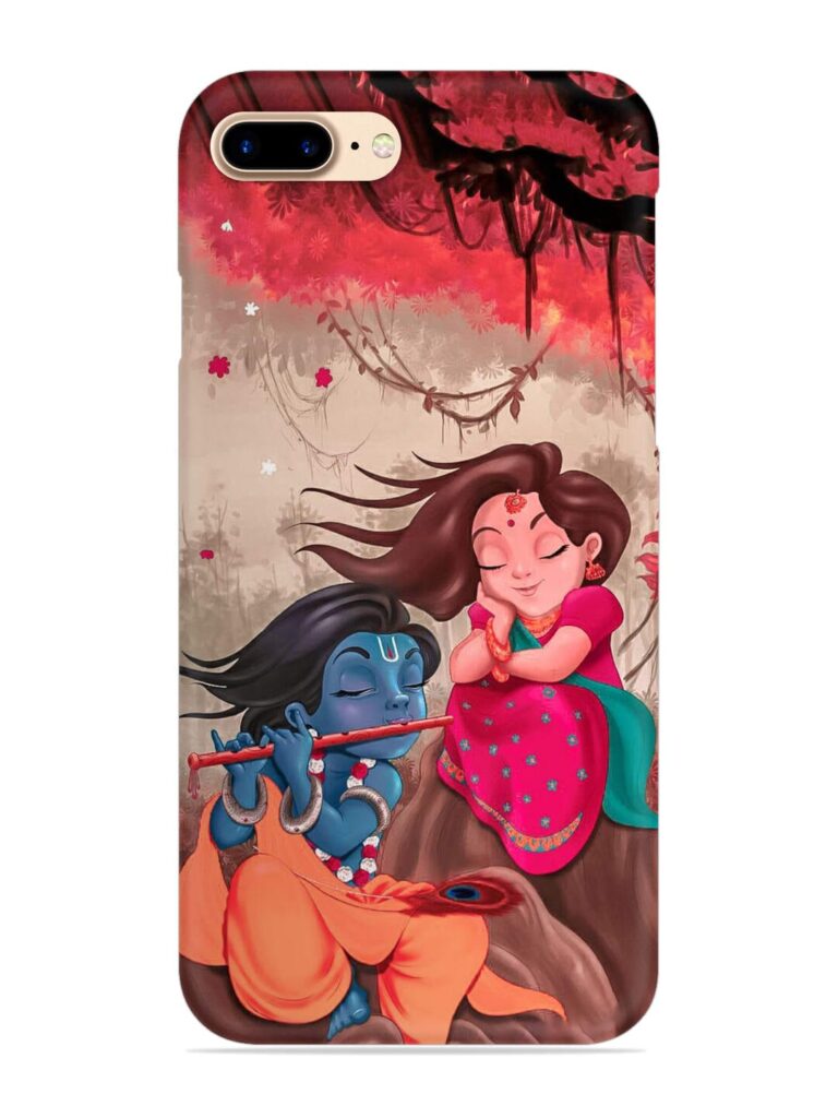 Radhe Krishna Water Art Snap Case for Apple Iphone 7 Plus Zapvi