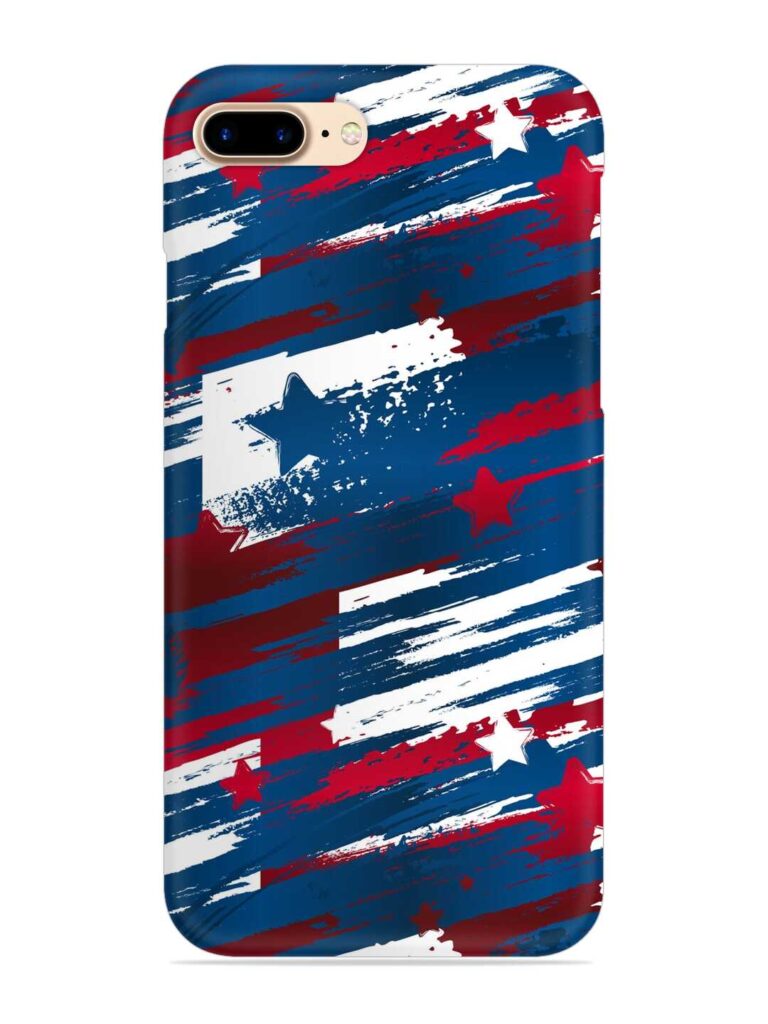 Abstract Seamless Usa Snap Case for Apple Iphone 7 Plus Zapvi