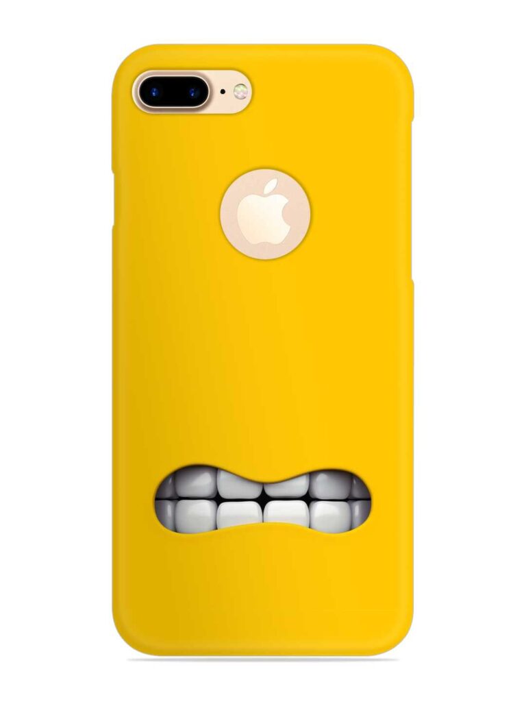 Mouth Character On Snap Case for Apple iPhone 7 Plus (Logo Cut) Zapvi