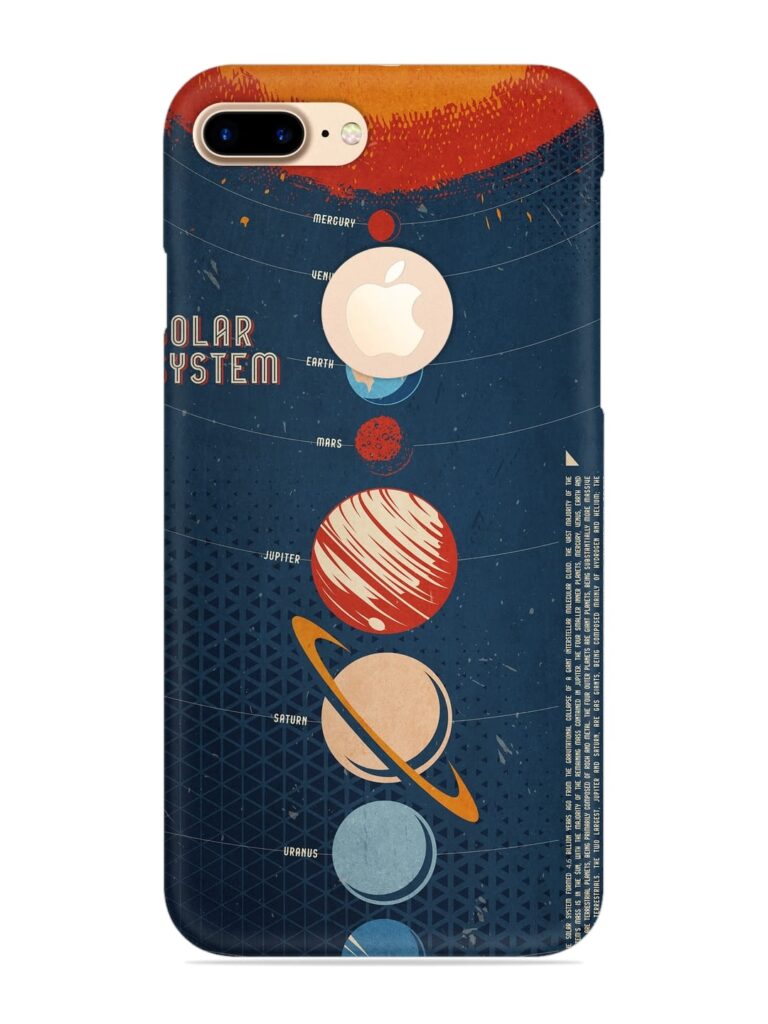 Solar System Vector Snap Case for Apple iPhone 7 Plus (Logo Cut) Zapvi