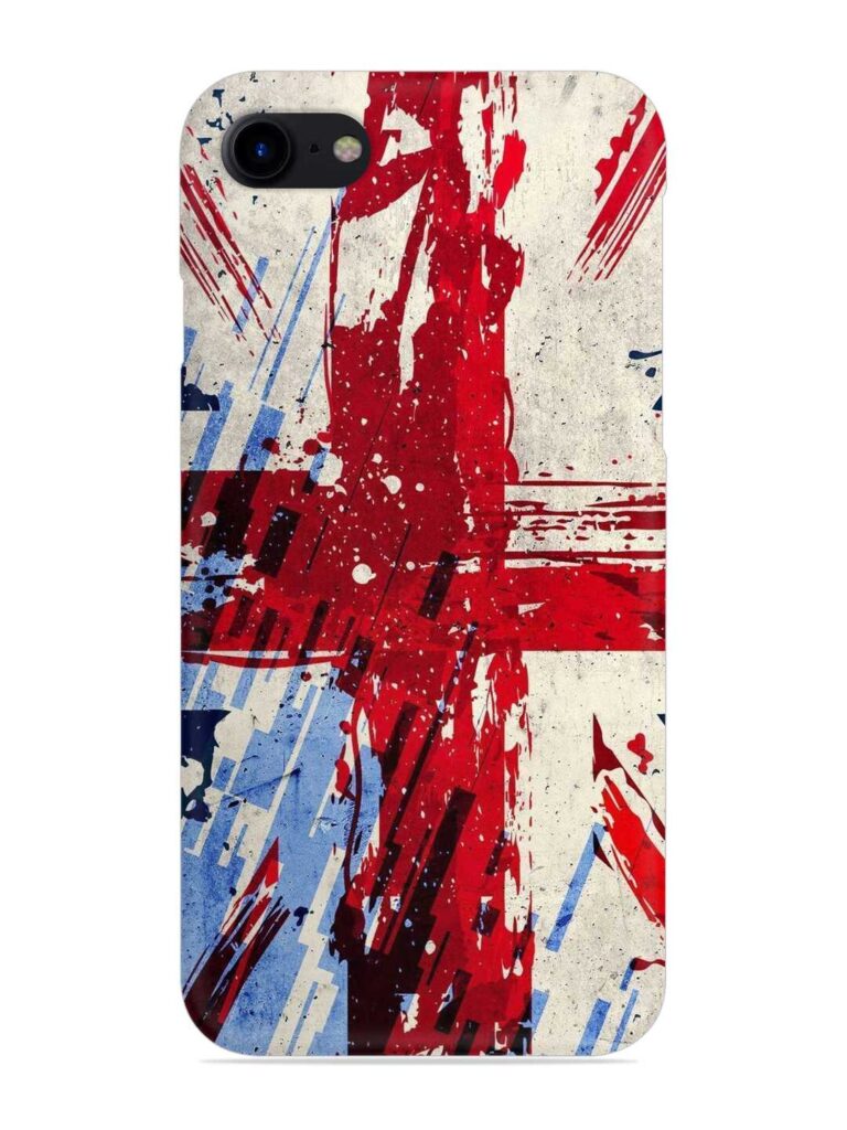 British Union Jack Flag Snap Case for Apple Iphone 8 Zapvi