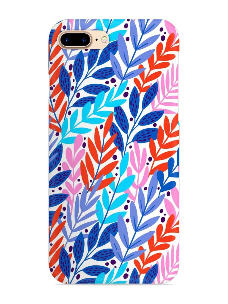 Bright Floral Tropical Snap Case for Apple Iphone 8 Plus Zapvi