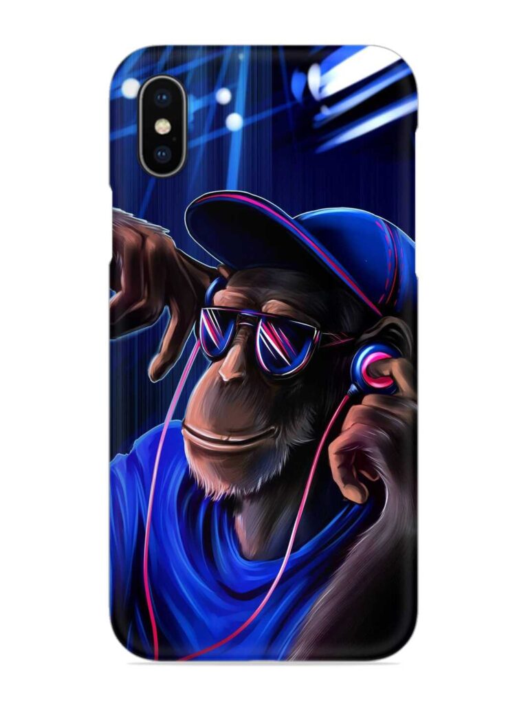 Funky Monkey Snap Case for Apple Iphone X Zapvi