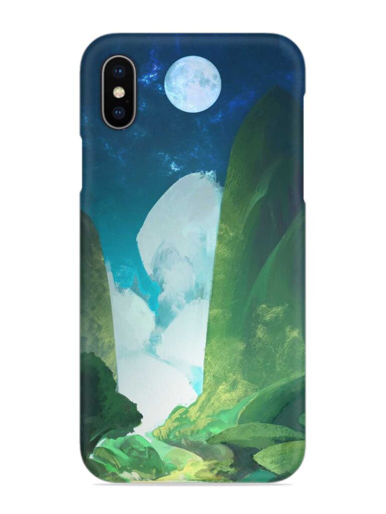 Abstract Art Of Nature Snap Case for Apple Iphone X Zapvi