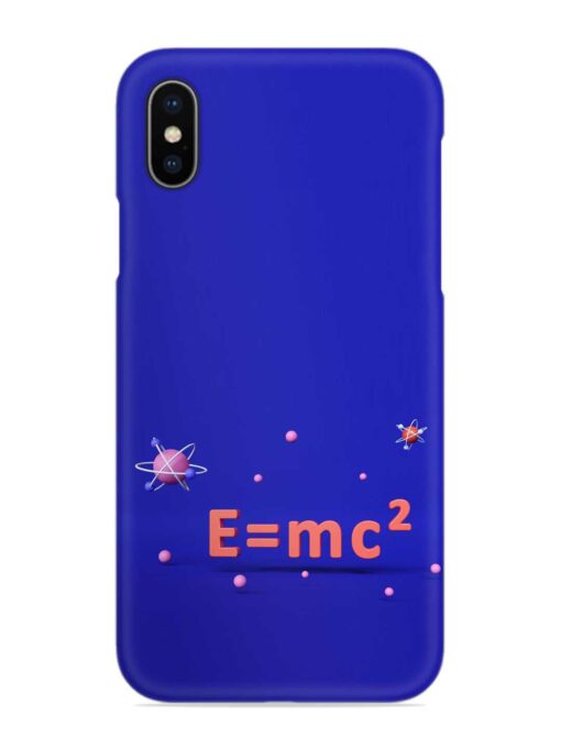 Formula Relativity Equation Snap Case for Apple Iphone X Zapvi