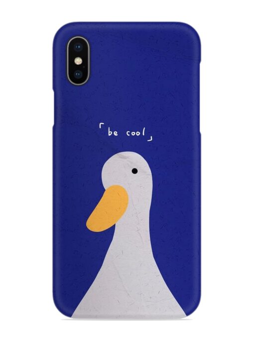 Be Cool Duck Snap Case for Apple Iphone X Zapvi