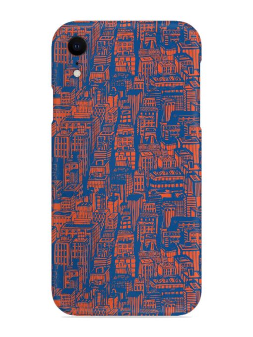 Hand Drawn Seamless Snap Case for Apple Iphone XR Zapvi