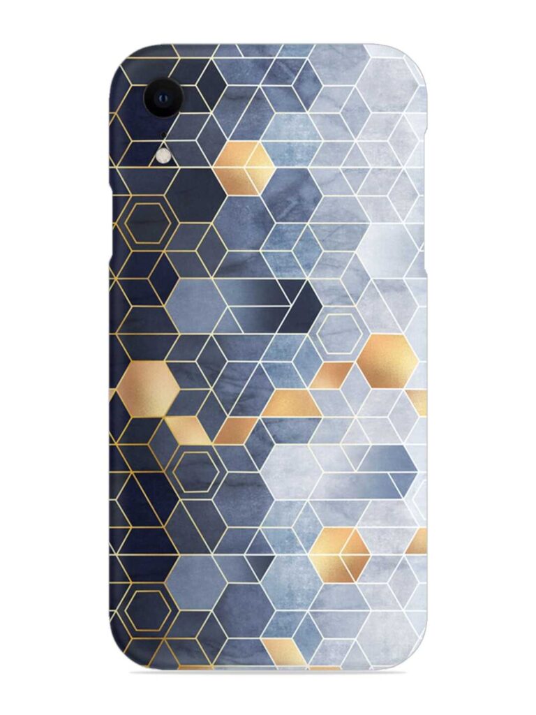 Geometric Abstraction Hexagons Snap Case for Apple Iphone XR Zapvi