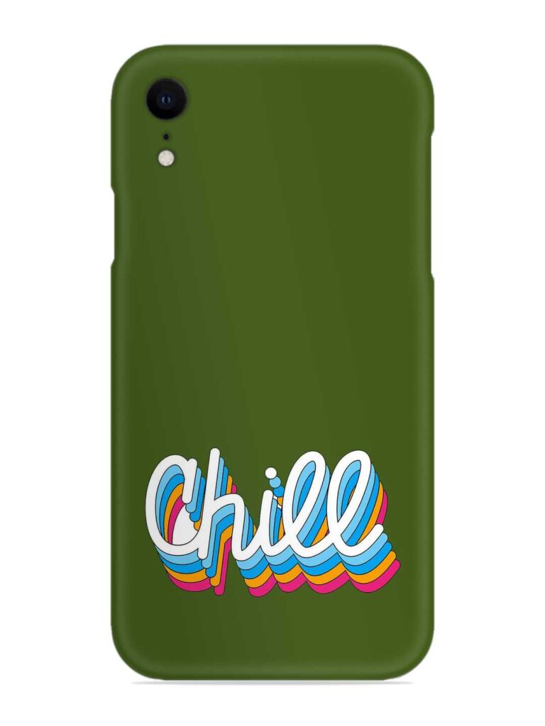 Color Chill Shirt Snap Case for Apple Iphone XR Zapvi