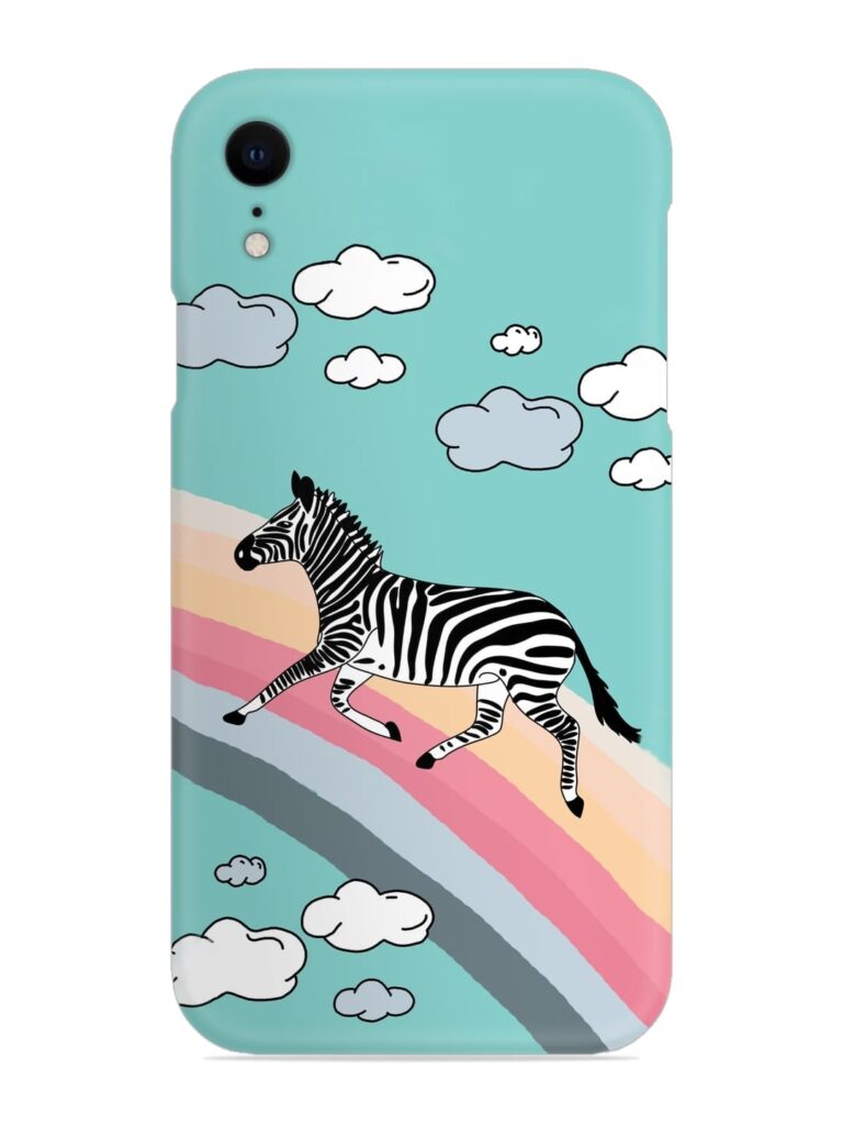 Running Zebra Snap Case for Apple Iphone XR Zapvi