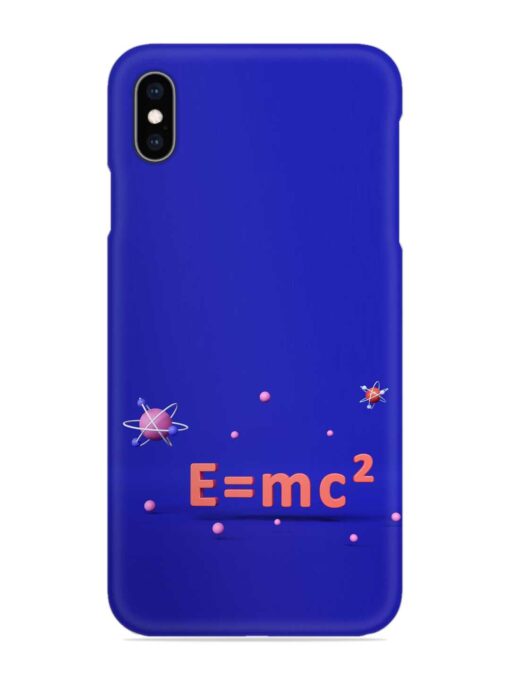 Formula Relativity Equation Snap Case for Apple Iphone XS Max Zapvi