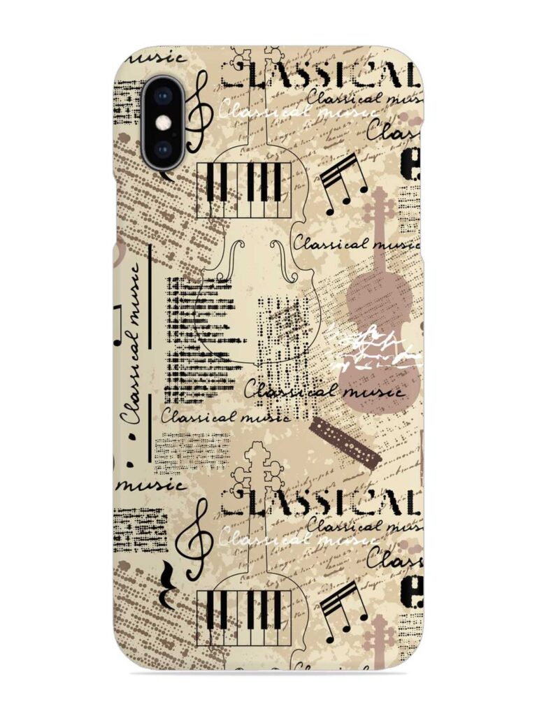 Classical Music Lpattern Snap Case for Apple Iphone XS Max Zapvi