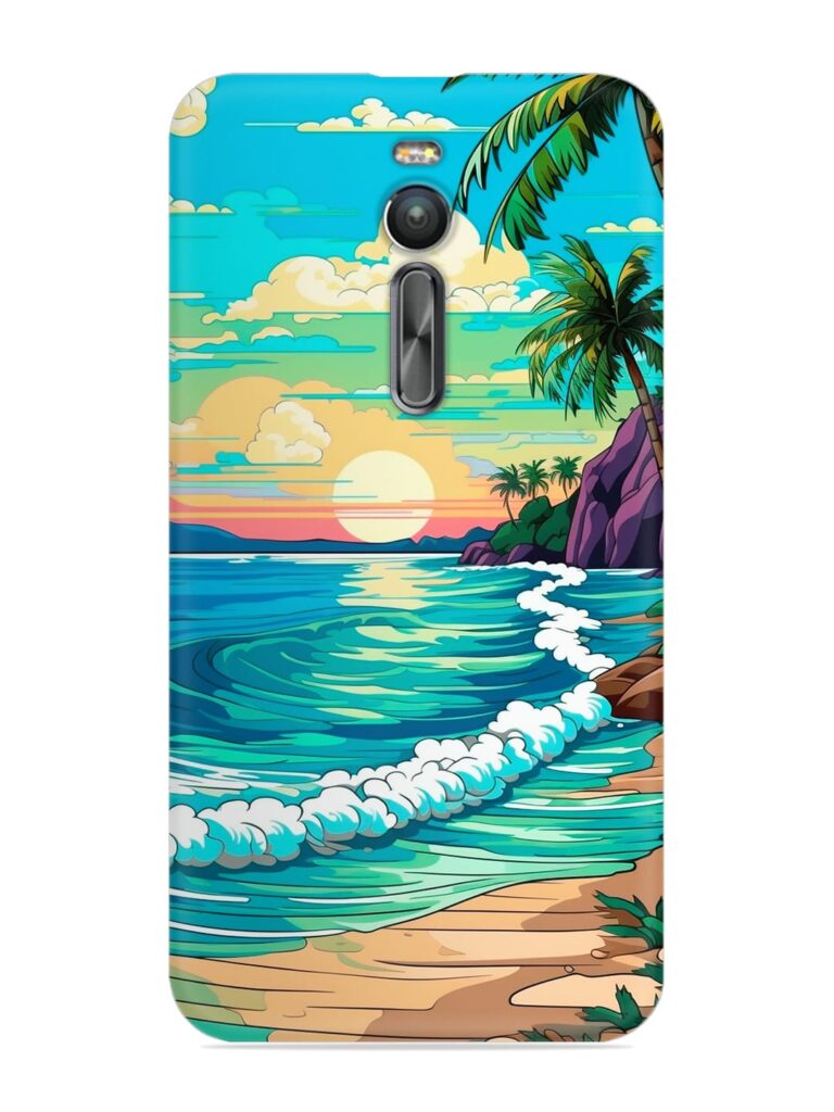 Beatiful Beach View Snap Case for Asus ZenFone 2 Zapvi