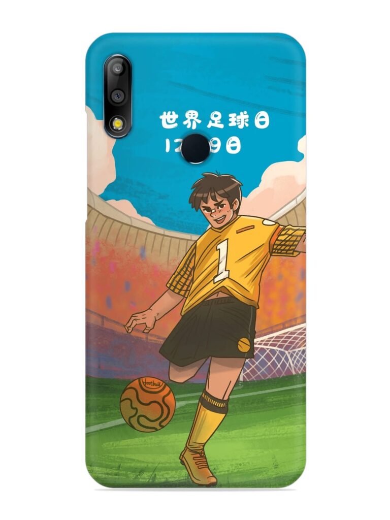 Soccer Kick Snap Case for Asus Zenfone Max Pro M2 Zapvi