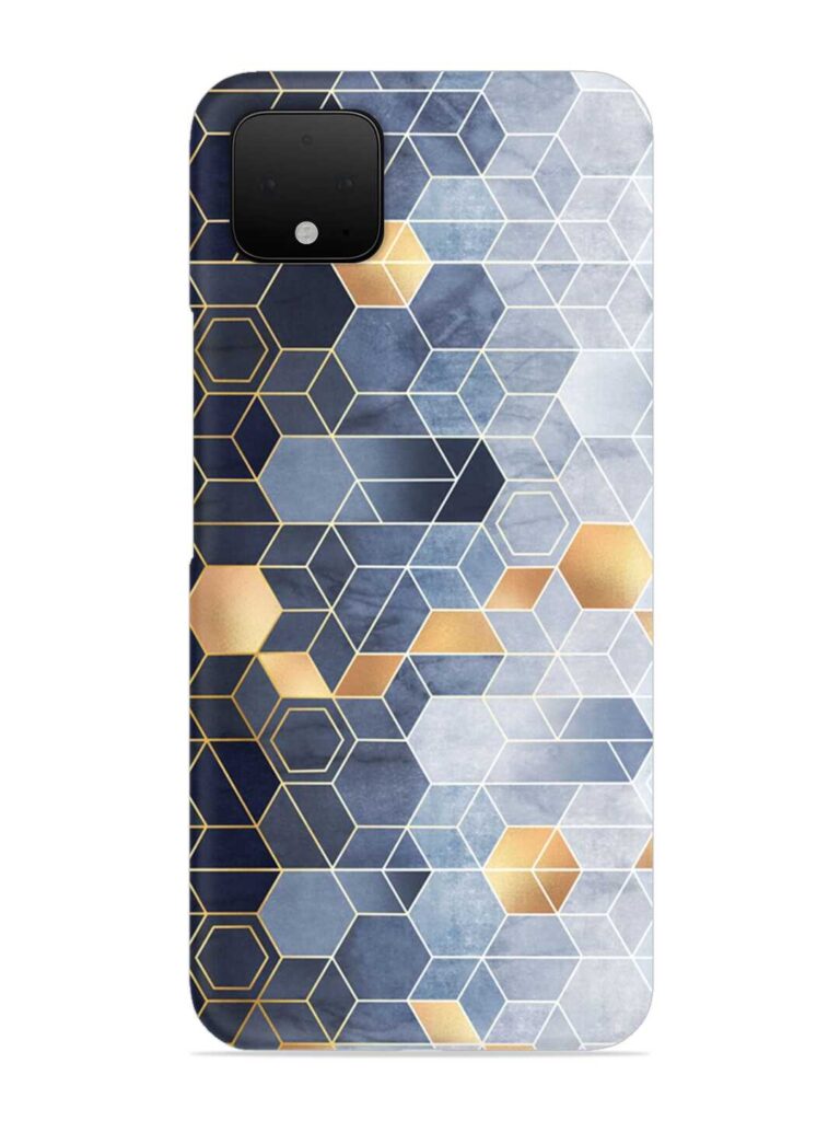 Geometric Abstraction Hexagons Snap Case for Google Pixel 4 Zapvi