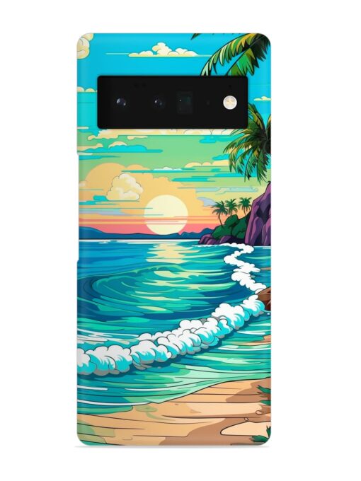 Beatiful Beach View Snap Case for Google Pixel 6 Pro Zapvi