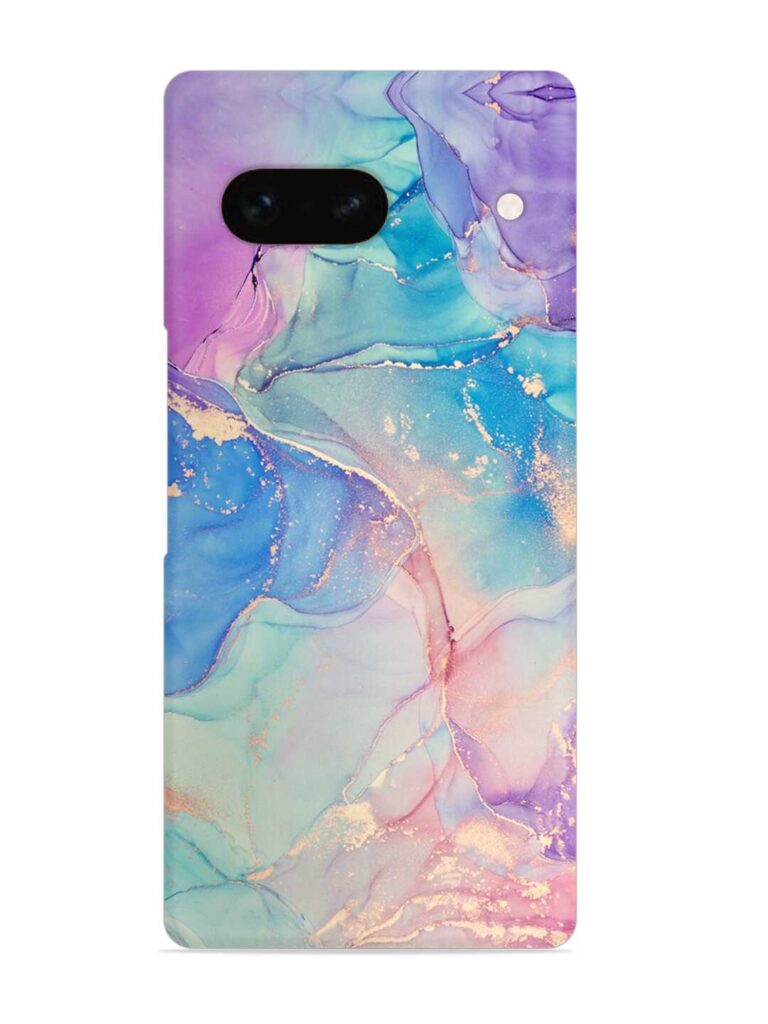 Alcohol Ink Colors Snap Case for Google Pixel 7A Zapvi