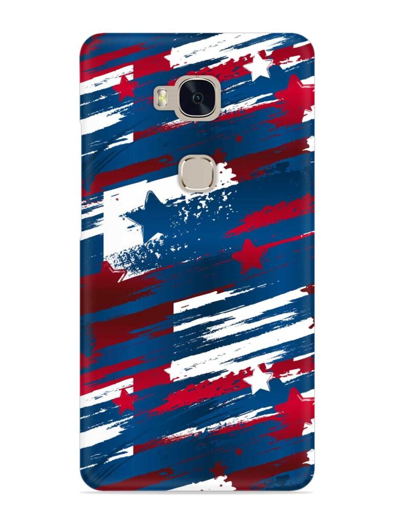 Abstract Seamless Usa Snap Case for Honor 5X Zapvi