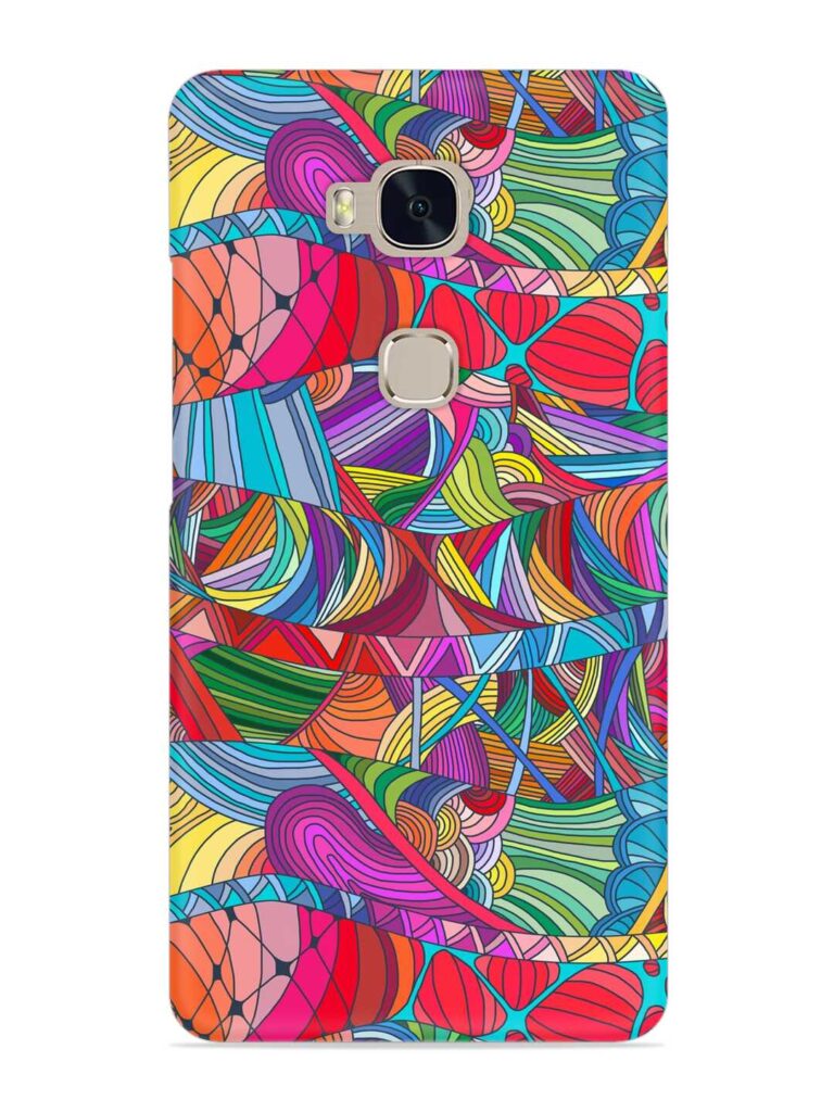 Seamless Patterns Hand Drawn Snap Case for Honor 5X Zapvi