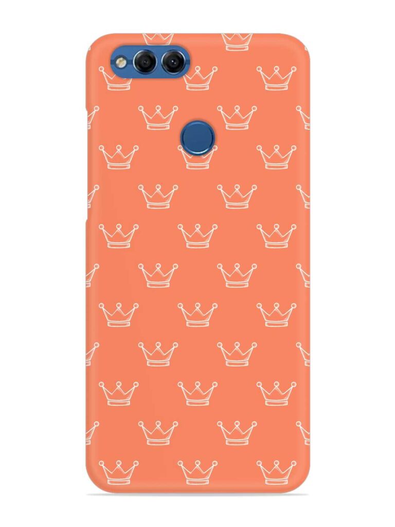 Hand Drawn Crown Snap Case for Honor 7X Zapvi