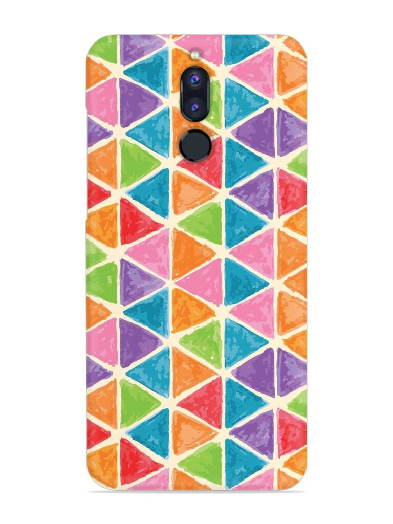 Seamless Colorful Isometric Snap Case for Honor 9i Zapvi