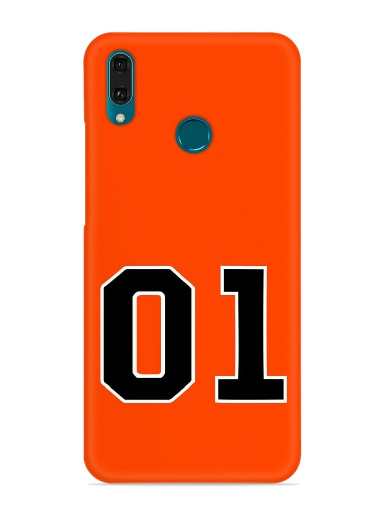 01 Number Snap Case for Honor Y9 (2019) Zapvi