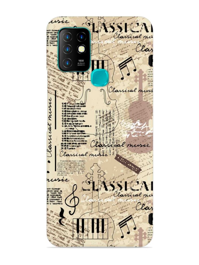 Classical Music Lpattern Snap Case for Infinix Hot 10 Zapvi