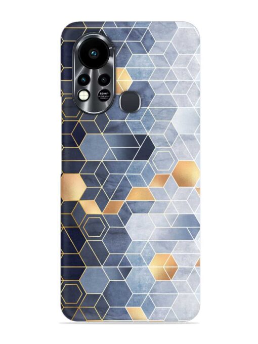 Geometric Abstraction Hexagons Snap Case for Infinix Hot 11s Zapvi
