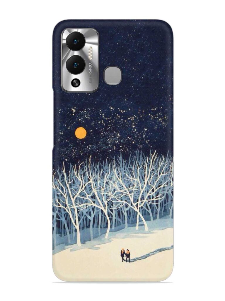 Full Moon Snowshoe Tour Snap Case for Infinix Hot 12 Play Zapvi