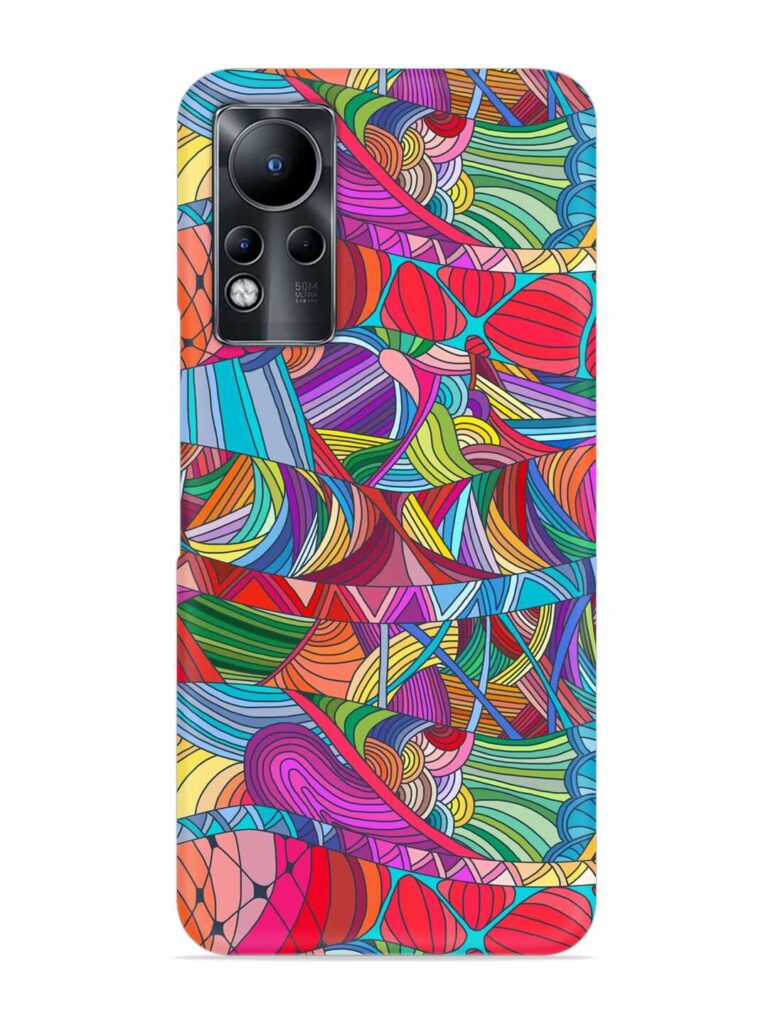 Seamless Patterns Hand Drawn Snap Case for Infinix Note 11 Zapvi