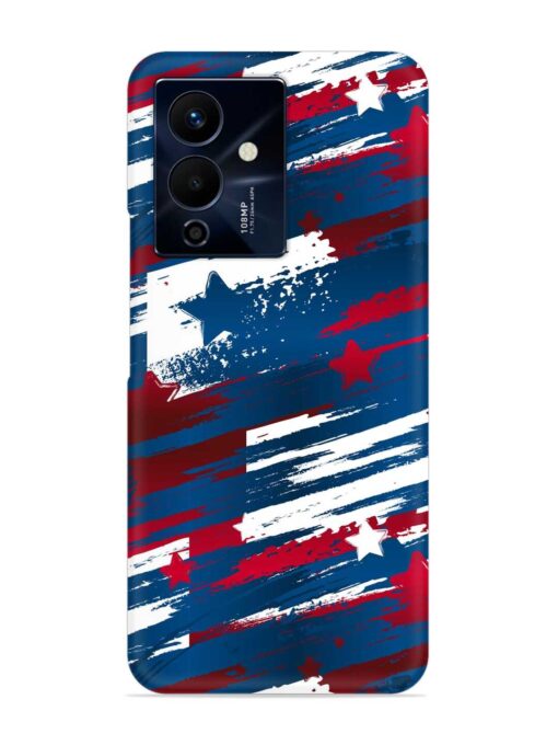 Abstract Seamless Usa Snap Case for Infinix Note 12 Pro (5G) Zapvi