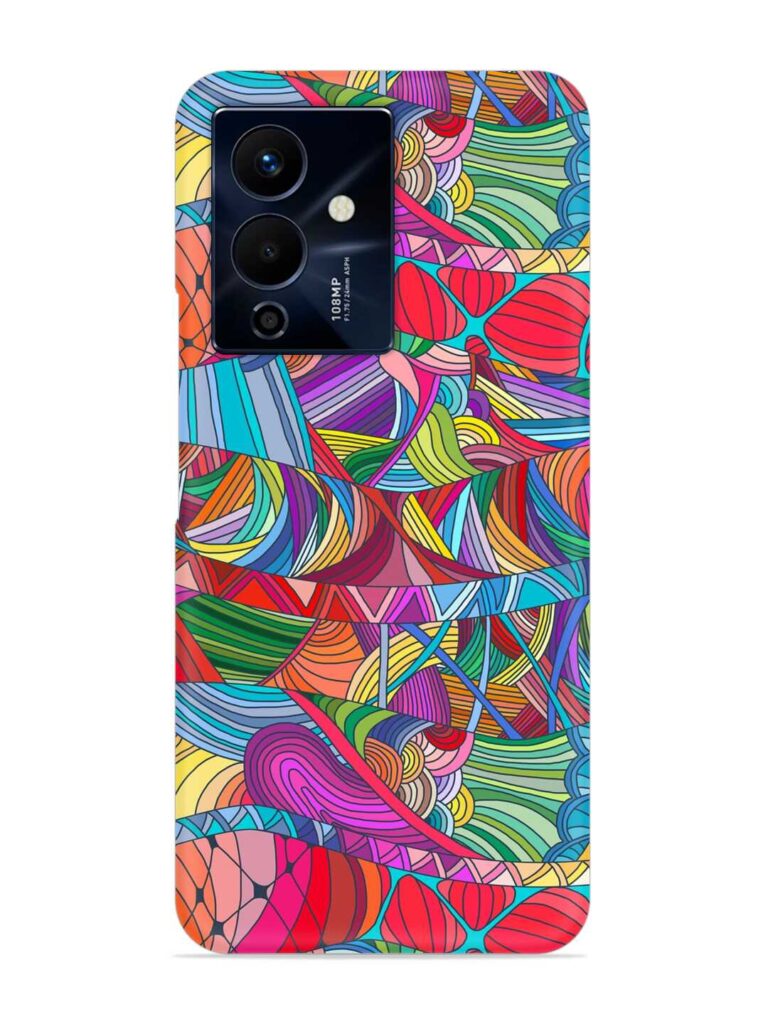 Seamless Patterns Hand Drawn Snap Case for Infinix Note 12 Pro (5G) Zapvi