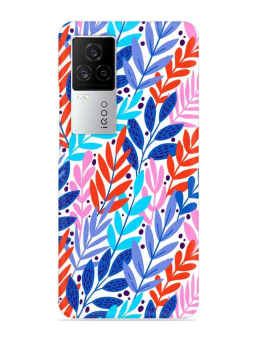 Bright Floral Tropical Snap Case for iQOO 7 Legend (5G) Zapvi