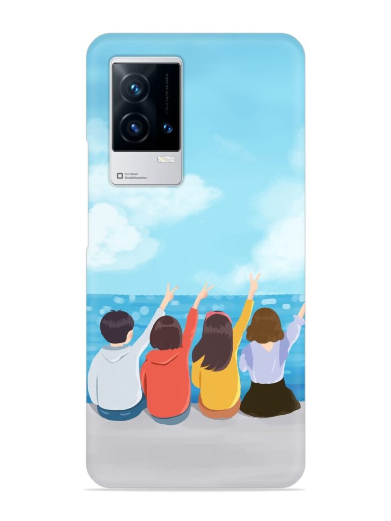 Happy Kids Snap Case for iQOO 9 (5G) Zapvi