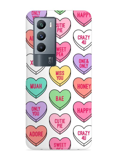 Colorful Heart Candy Snap Case for iQOO 9 SE (5G) Zapvi